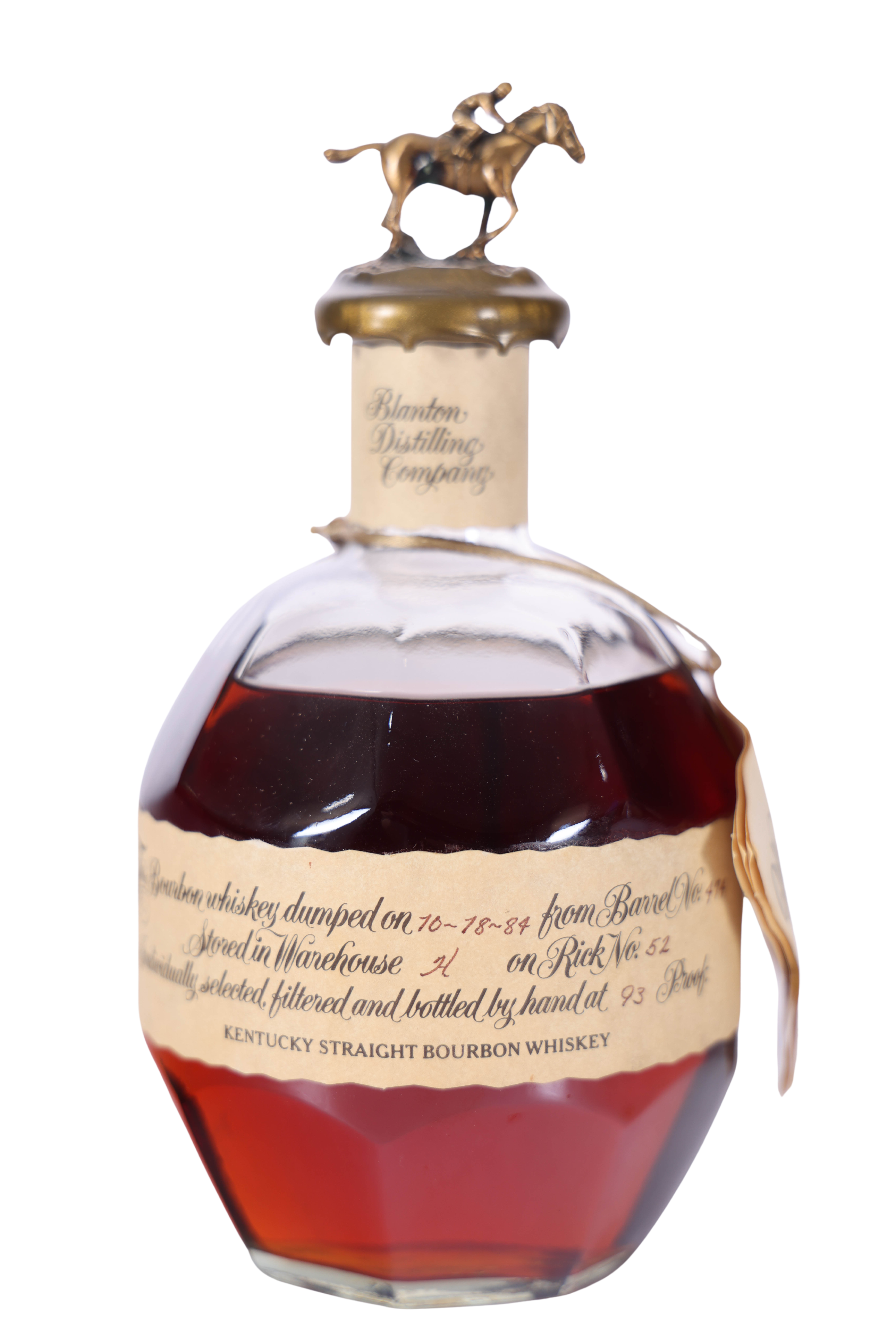 Blanton's Single Barrel Bourbon First Release 1984 | Whiskey Source